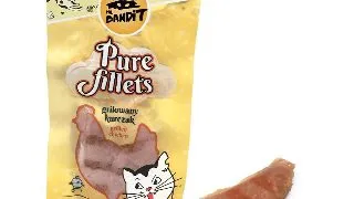 MR BANDIT Pure Fillets Grilled, Pui, punguta recompense fara cereale pisici, 30g