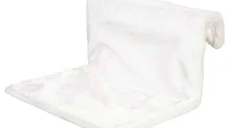 TRIXIE sezlong pentru calorifer dreptunghiular pisici, poliester, husa detasabila, alb, 45 x 24 x 31 cm