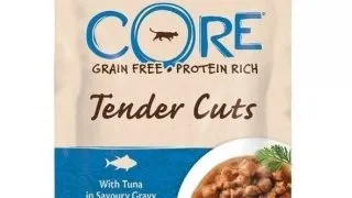Hrana Umeda Wellness Core Cat Tender Cuts cu Ton, in Sos, 85 g