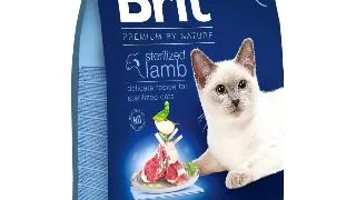 BRIT Premium by Nature Sterilized, Miel, hrana uscata pisici sterilizate, 8kg