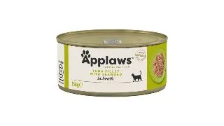 APPLAWS File, Ton si Alge Marine, conserva hrana umeda pisici, (in supa), 156g