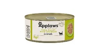 APPLAWS File, Ton si Alge Marine, conserva hrana umeda pisici, (in supa), 70g