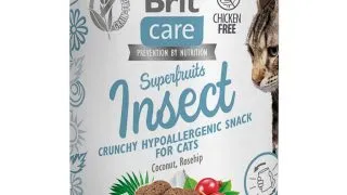 BRIT Care, Insecte, cutie recompense fara cereale pisici, sistem imunitar & alergii, 100g