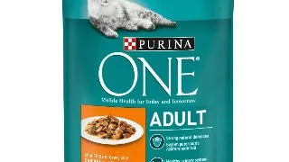 PURINA One Adult, Pui cu Fasole Verde, plic hrana umeda pisici, (in sos), 85g
