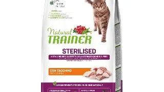 NATURAL TRAINER Sterilised, Curcan, hrana uscata pisici sterilizate, 1.5kg