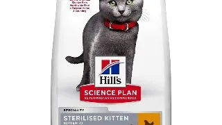 HILL'S Science Plan Kitten Sterilised, Pui, hrana uscata pisici junior sterilizate, 1.5kg