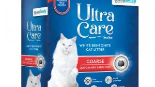 BENTY SANDY Ultra Care Coarse for Long Hair, Fresh, asternut igienic pisici, granule, bentonita, aglomerant, neutralizare mirosuri, 8l