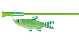 Trixie, undita cu pestisor, jucarie, pisici, plus, multicolor, 42cm