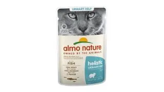 ALMO NATURE Holistic Urinary Help, Peste, plic hrana umeda fara cereale pisici, sistem urinar, (in supa), 70g