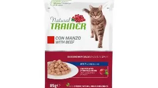 NATURAL TRAINER, Vita, plic hrana umeda pisici, (in sos), 85g