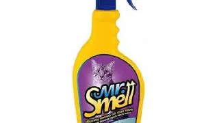 Solutie curatare pete si mirosuri animale, Mr Smell, Pisica 500 ml