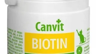 CANVIT Biotin, supliment piele & blana pisici, flacon, 100g