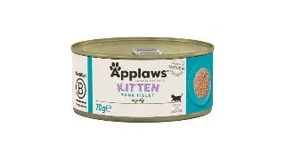 APPLAWS Kitten, Ton, conserva hrana umeda pisici junior, (in aspic), 70g