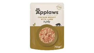 APPLAWS Piept, Pui si Miel, plic hrana umeda pisici, (in aspic), 70g