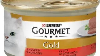 PURINA Gourmet Gold Mousse, Vita, conserva hrana umeda pisici, (pate), 85g