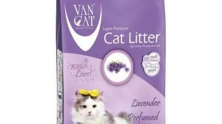 VANCAT, Lavanda, asternut igienic pisici, granule, bentonita, aglomerant, neutralizare mirosuri, 5kg