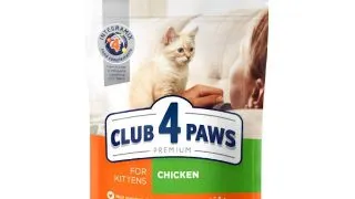 CLUB 4 PAWS Premium Kitten, Pui, hrana uscata pisici junior, 300g
