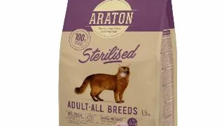 ARATON Sterilised, Pui, hrana uscata pisici sterilizate, 15kg