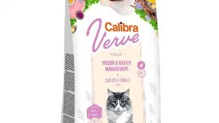 CALIBRA Verve GF Indoor & Weight, Pui si Curcan, hrana uscata fara cereale pisici, obezitate, 3.5kg