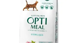 OPTIMEAL Sterilised, Curcan cu Ovaz, hrana uscata pisici sterilizate OPTIMEAL Sterilised, Curcan, hrana uscata pisici sterilizate, 1.5kg