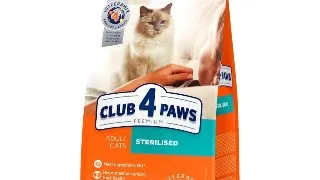 CLUB 4 PAWS Premium Sterilised, Pui, hrana uscata pisici sterilizate, 2kg