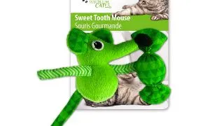 ALL FOR PAWS Sweet Mouse, jucarie de plus pisici, plus, activitati fizice, diverse culori