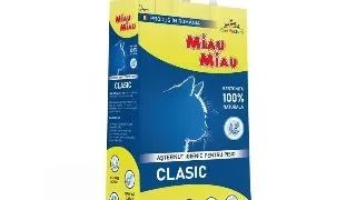 MIAU MIAU Clasic, neparfumat, asternut igienic pisici, granule, bentonita, aglomerant, neutralizare mirosuri, 5kg
