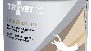 TROVET Intestinal FRD, Pui, dieta veterinara, conserva hrana umeda pisici, sistem digestiv, (pate), 200g