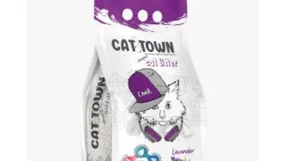 CAT TOWN, Lavanda, asternut igienic pisici, granule, bentonita, aglomerant, fara praf, 5l