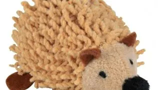 Trixie, jucarie arici catnip pisici, cu sunet, plus, maro, 8cm