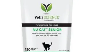 VETRI SCIENCE Nu-Cat Senior, multivitamine pisici senior VETRI SCIENCE Nu-Cat Senior, Bite-sized Chews, multivitamine pisici senior, 30cpr masticabile