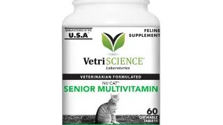 VETRI SCIENCE Nu-Cat Senior, multivitamine pisici senior, 60tbl masticabile