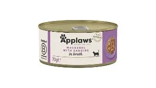 APPLAWS File, Macrou si Sardine, conserva hrana umeda pisici, (in supa), 70g