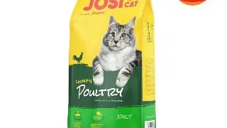 JOSICAT Crunchy, Pui, hrana uscata pisici, 18kg