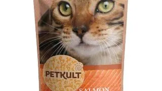 PETKULT Somon, hrana umeda fara cereale pisici PETKULT Somon, plic hrana umeda fara cereale pisici, 100g