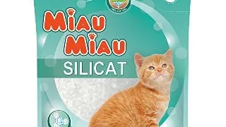 MIAU MIAU, neparfumat, asternut igienic pisici, granule, silicat, neaglomerant, neutralizare mirosuri, 3.8l