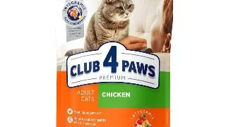 CLUB 4 PAWS Premium, Pui, hrana uscata pisici, 900g