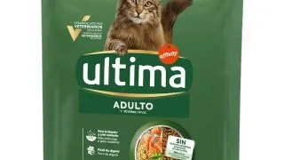 ULTIMA Adult, Somon, hrana uscata pisici, 750g