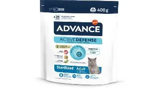 ADVANCE Sterilised, Curcan, hrana uscata pisici sterilizate, 400g