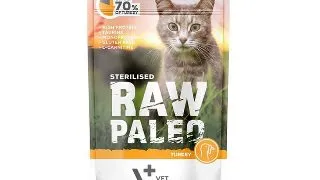 Raw Paleo Sterilised Cat Curcan, 100 g