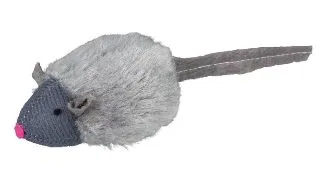 Trixie, Squieky, soarece, jucarie, pisici, cu sunet, plus, multicolor, 6cm