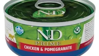 N&D Prime, Pui si Rodie, conserva hrana umeda fara cereale pisici, (in sos), 70g