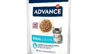 ADVANCE Kitten, Curcan, plic hrana umeda pisici junior, (in sos), 85g