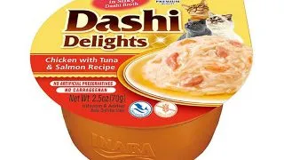 INABA Ciao Dashi, Pui, Ton si Somon, bol hrana umeda fara cereale pisici, (in sos), 70g