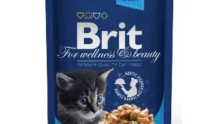 BRIT Premium Kitten, Pui, plic hrana umeda pisici junior, (in sos), 100g