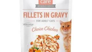 BRIT Care Fillets In Gravy, Pui, plic hrana umeda fara cereale pisici, (in sos), 85g