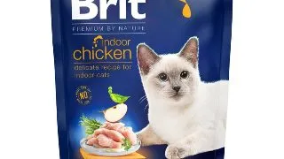 BRIT Premium by Nature Indoor, Pui, hrana uscata pisici de interior, 800g