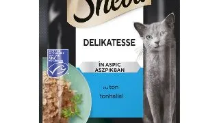 SHEBA Delicatese, Ton, plic hrana umeda pisici, (in aspic), 85g