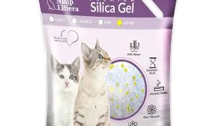 Asternut pentru litiera pisici nisip silica-gel Figaro premium 7.6l-lamaie