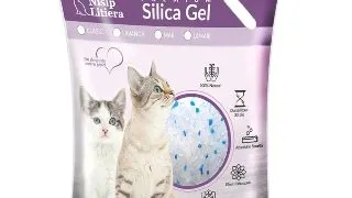 Asternut pentru litiera pisici nisip silica-gel Figaro premium 3.8l-clasic
